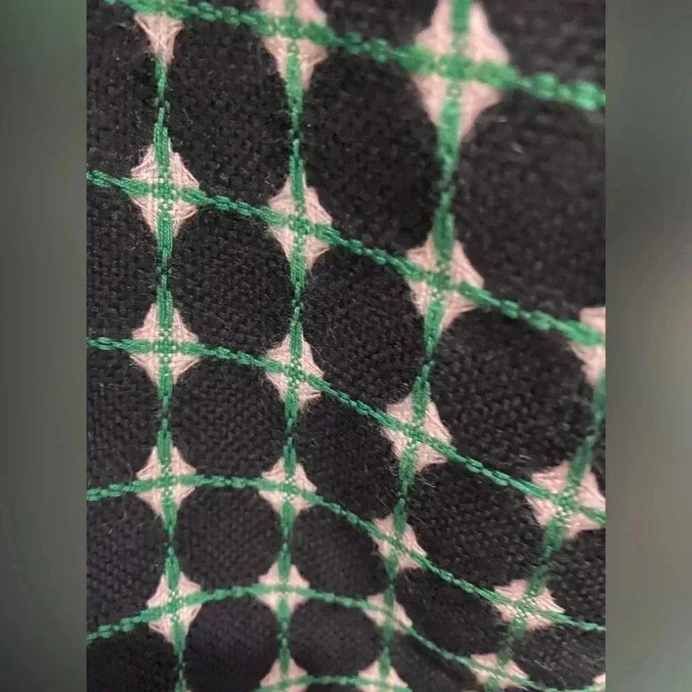 Hobbs London Wool Green and Black Mini Skirt Size 2 - Picture 6 of 9